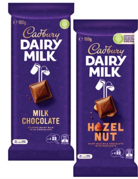 Cadbury+Dairy+Milk+Block+Chocolate+150g-190g
