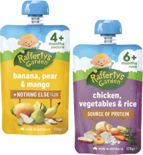 Rafferty%26%23039%3Bs+Garden+4%2B+Months%2C+6%2B+Months+or+8%2B+Months+Baby+Food+Pouch+120g