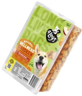 4+Legs+Natural+%2B+Wellness+Boost+Meatball+Dog+Food+Tray+870g