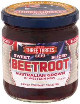 Three+Threes+Beetroot+415g+Selected+Varieties