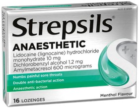 Strepsils+Anaesthetic+Sore+Throat+Relief+Lozenges+16+Pack+Selected+Varieties%2A