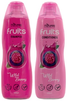 Natures+Organics+Fruits+Shampoo+or+Conditioner+500mL+Selected+Varieties