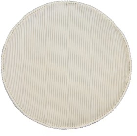 Corduroy+Round+Cushion+-+Beige