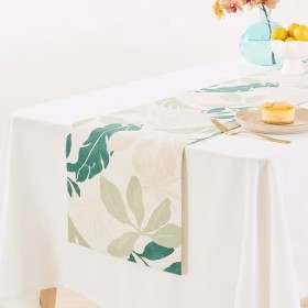 Foliage+Printed+Table+Runner