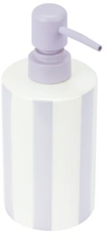 Stripe+Soap+Dispenser+-+Lilac