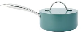 16cm+Ceramic+Non-Stick+Saucepan+-+Green