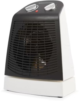 Oscillating+Fan+Heater+-+Black+and+White