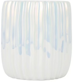 Iridescent+Ceramic+Candle