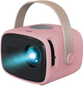 Blaupunkt-480p-Mini-Projector-Pink on sale