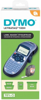 DYMO-LetraTag-100H-Handheld-Label-Maker-Blue on sale