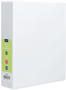 JBurrows-Insert-Binder-A4-2-D-Ring-50mm-White on sale