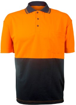 Trafalgar-Hi-Vis-Polo-Orange-M on sale