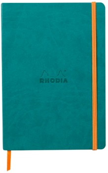 Rhodia-A5-Rhodiarama-Lined-Notebook-Blue-160-Pages on sale