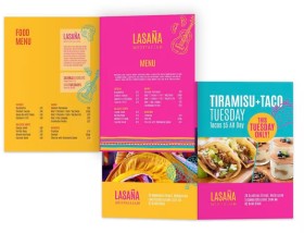 Table-Menus on sale