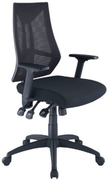 Doncaster-Ergonomic-High-Back-Chair-Black on sale