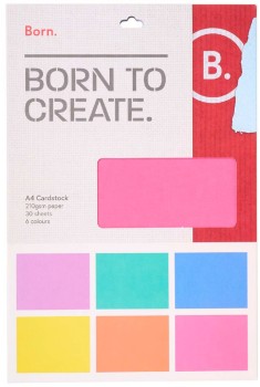 Born-A4-Cardstock-Bright-30-Pack on sale