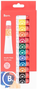 Born-12mL-Acrylic-Paint-12-Pack on sale