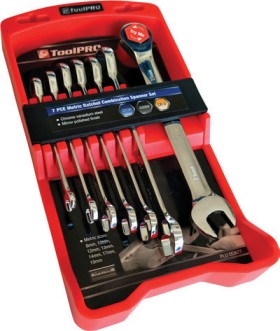 ToolPRO-7-Pce-Ratchet-Spanner-Set on sale