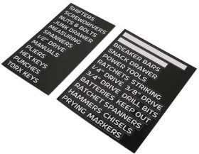 ToolPRO-30-Pce-Magnetic-Tool-Box-Drawer-Labels on sale