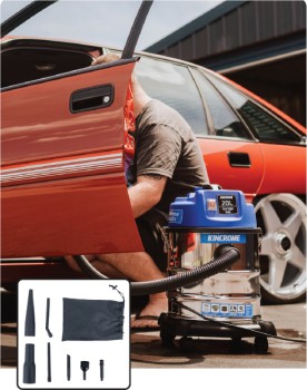 Kincrome+20L+Wet+%26amp%3B+Dry+Vacuum+%26amp%3B+Vacuum+Kit+Combo