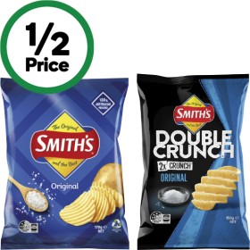Smith%26rsquo%3Bs+Crinkle+Cut+or+Smith%26rsquo%3Bs+Double+Crunch+Potato+Chips+150-170g