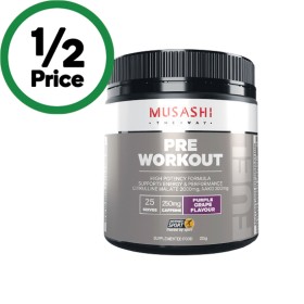 Musashi-Pre-Workout-Powder-225g on sale