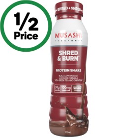 Musashi+Shred+%26amp%3B+Burn+Protein+Shake+375ml%7E