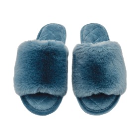 Ladies%26rsquo%3B+Faux+Fur+Slides+%26ndash%3B+Assorted
