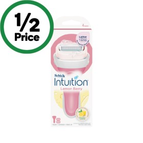 Schick+Intuition+Lemon+Berry+Razor+with+2+Cartridge+Set