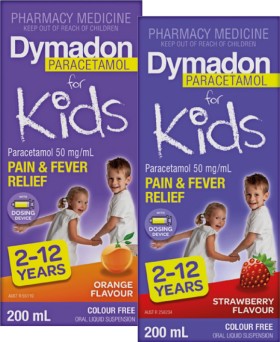 Dymadon+Paracetamol+for+Kids+2-12+Years+Orange+or+Strawberry+Flavour+200mL