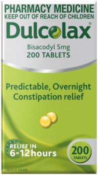 Dulcolax+Bisacodyl+5mg+200+Tablets