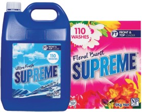 Supreme-Laundry-Powder-5kg-or-Liquid-5-Litre on sale