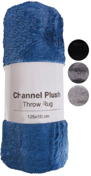 Channel+Plush+Throw+Rug+125x152cm