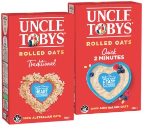 Uncle+Tobys+Traditional+or+Quick+Rolled+Oats+500g