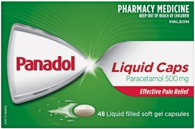 Panadol+Liquid+Caps+Paracetamol+500mg+48+Capsules