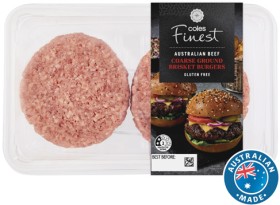 Coles+Finest+Australian+Beef+Brisket+Burgers+600g