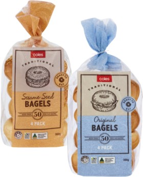 Coles+Bagel+4+Pack+360g