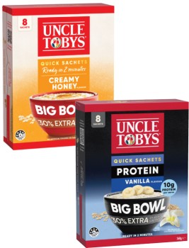 Uncle+Tobys+Oats+Big+Bowl+Sachets+368g