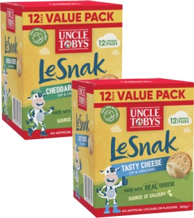 Uncle+Tobys+Le+Snak+Value+Pack+264g