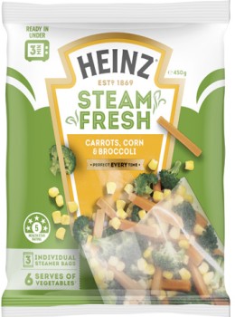 Heinz+Steamfresh+Frozen+Carrots%2C+Corn+%26amp%3B+Broccoli+3+Pack+450g