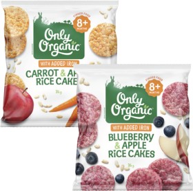 Only+Organic+Blueberry+%26amp%3B+Apple+or+Carrot+%26amp%3B+Apple+Rice+Cakes+35g