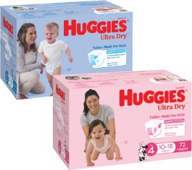 Huggies+Ultra+Dry+Jumbo+Nappies+60+Pack-108+Pack