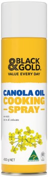 Black-Gold-Canola-Oil-Spray-400g on sale