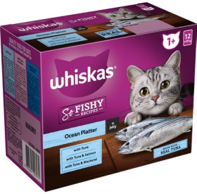 Whiskas-So-Meaty-or-So-Fishy-Wet-Cat-Food-12x85g-Selected-Varieties on sale