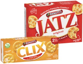 Arnotts-Jatz-Savoy-225g-Minis-170g-or-Clix-250g-Selected-Varieties on sale