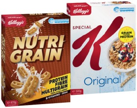 Kelloggs-Cereals-NutriGrain-470g-Special-K-Original-or-Coco-Pop-Chex-500g on sale