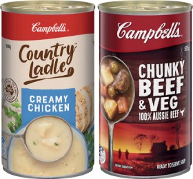 Campbells-Chunky-505g-or-Country-Ladle-495-505g-Canned-Soup-Selected-Varieties on sale