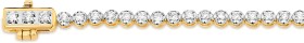 9ct-Gold-Tennis-Bracelet-with-1-Carat-of-Diamonds-Set on sale