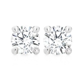 Alora-14ct-White-Gold-1-Carat-TW-Lab-Grown-Diamond-4-Claw-Stud-Earrings on sale