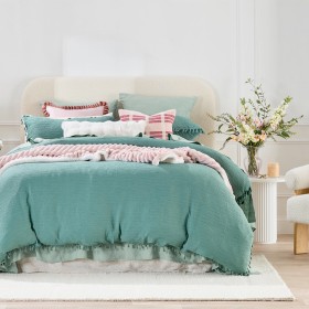 Talia+Green+Quilt+Cover+Set+by+Essentials